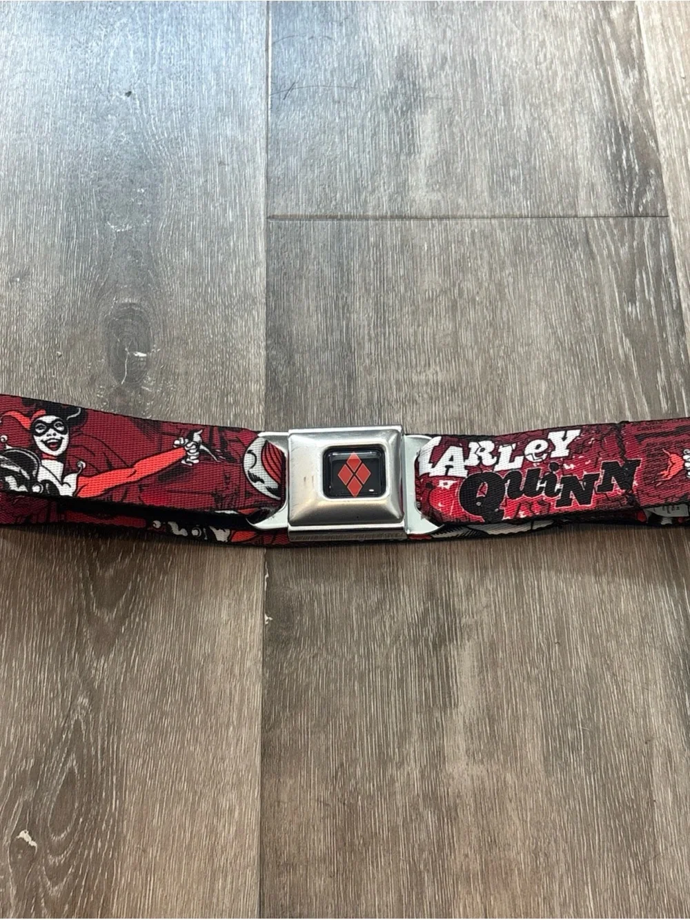 Buckle Down Belt Harley Quinn Suicide Squad DC Comics adjustable to 46